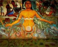 figure symbolisant la race asiatique 1951 Diego Rivera